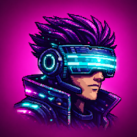 Neon Cyber-Dash: Retro Runner
