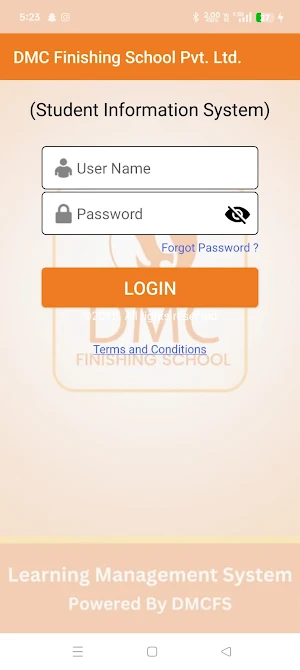 DMCFS LMS Screenshot 2