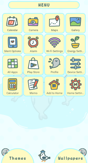 Happy Seals Theme +HOME Screenshot 1