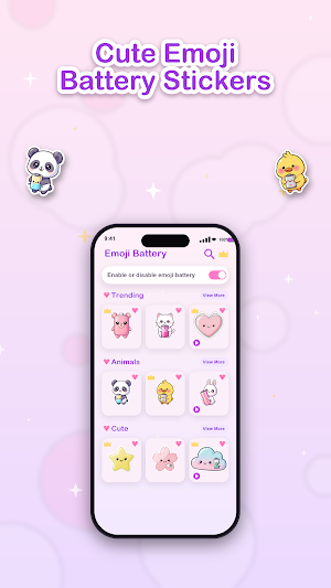 Kawaii Emoji Battery Screenshot 0