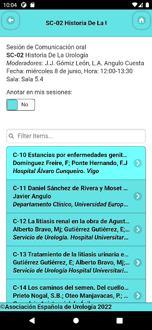 Congreso AEU 2022 Screenshot 3