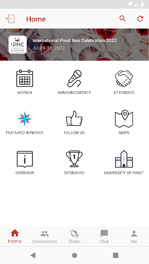 Intl. Pinot Noir Celebration Screenshot 2