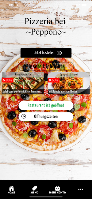 Pizzeria Bei Peppone Screenshot 0