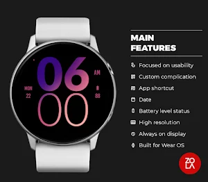 Plum Large Watch Face Screenshot 1