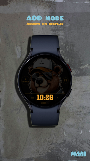 Trucker Cap Animals Watch Face Screenshot 3