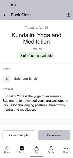 Kundalini Oahu Screenshot 2