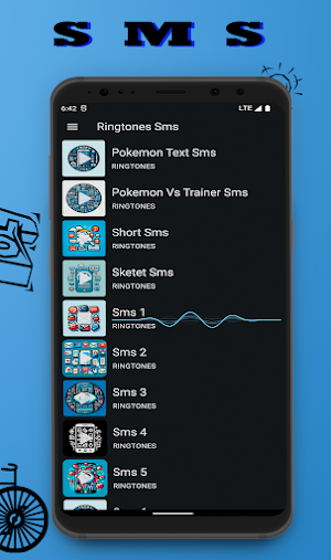 SMS ringtone app Screenshot 1