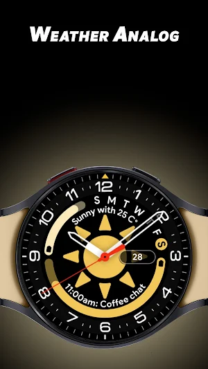 Weather Analog - Watch face Screenshot 0