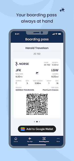 Norse Atlantic Airways Screenshot 3
