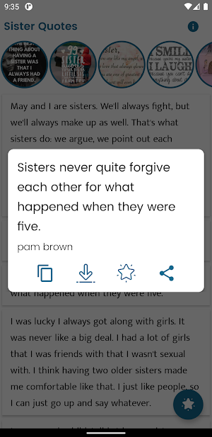 Sister Quotes and Sayings Screenshot 0