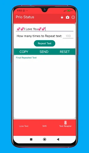 Prio Status Screenshot 3