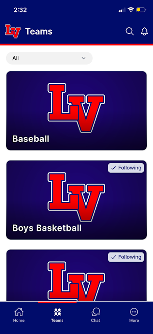 Lenape Valley Reg Patriots Screenshot 1