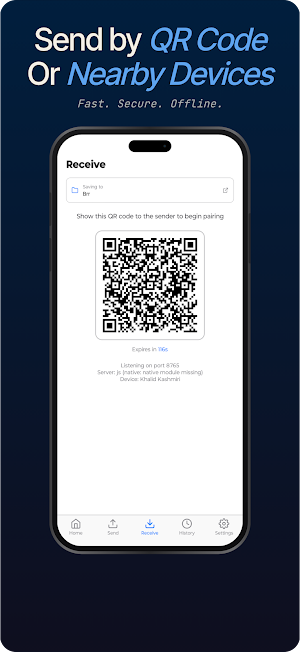 FileGoBrr: Fast P2P File Share Screenshot 2