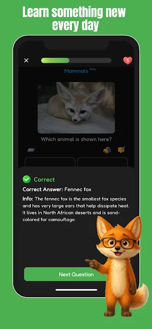 Vulpio – Daily Knowledge Quiz Screenshot 0