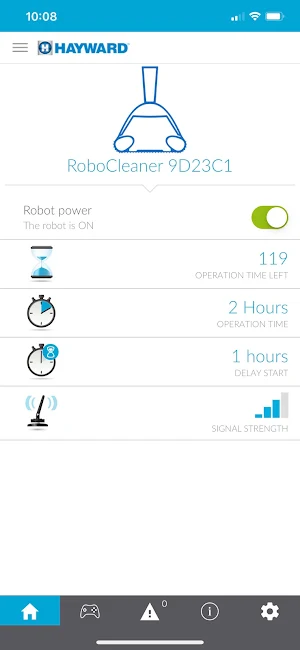 AquaVac R Connect Screenshot 2