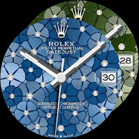 Rolex Oyster Flowers Watchface