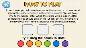 Color Sequence Games: Test IQ Screenshot 3