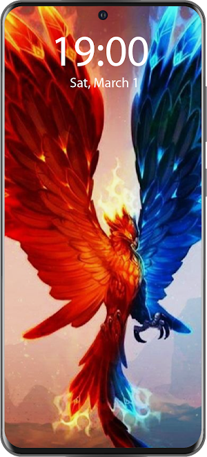 Phoenix Live Wallpaper Paralla Screenshot 1