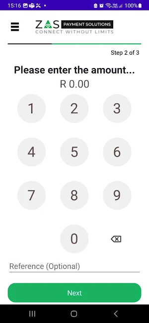 Zas Tap and Pay Screenshot 1