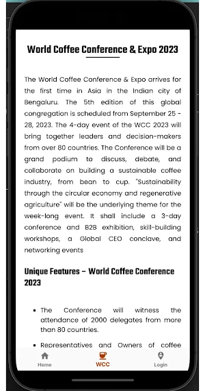 World Coffee Conference 2023 Screenshot 2
