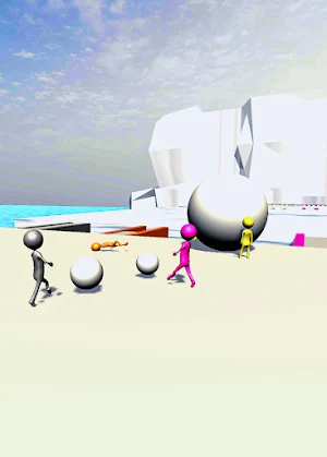 Snowman Run: Snow Race Games Screenshot 3