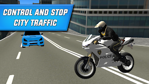 Police Motorbike City Driving Screenshot 1