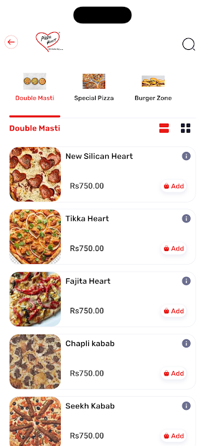 Pizza Heart - Fast Food Screenshot 2