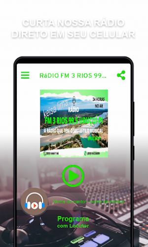 Rádio FM 3 Rios 99,5 Urucui PI Screenshot 1