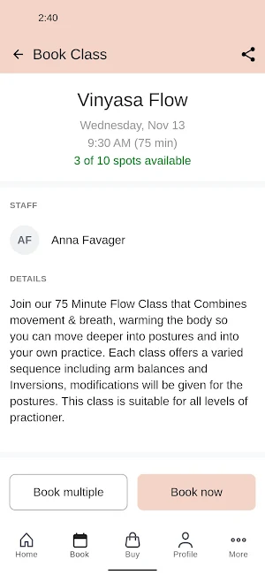 The Yoga Bee Screenshot 2