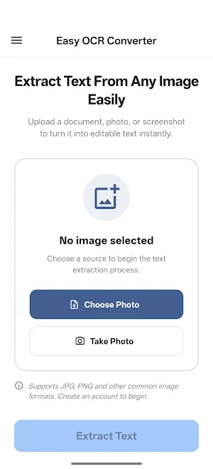 Easy OCR Converter Screenshot 0
