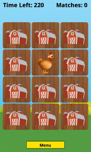 Farm Animal Picture Match Screenshot 2