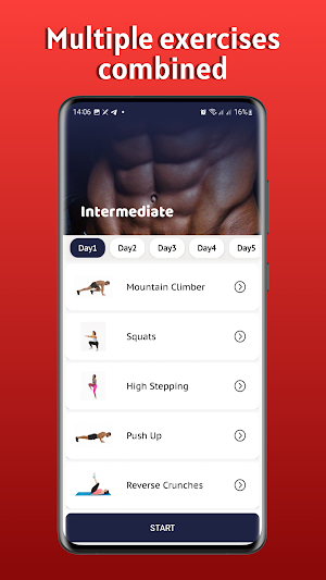 Home Workout: Six Pack Workout Screenshot 1