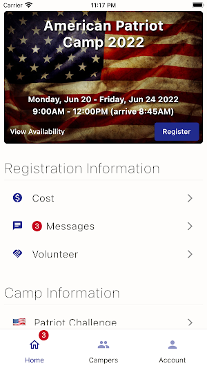 American Patriot Camp Screenshot 0
