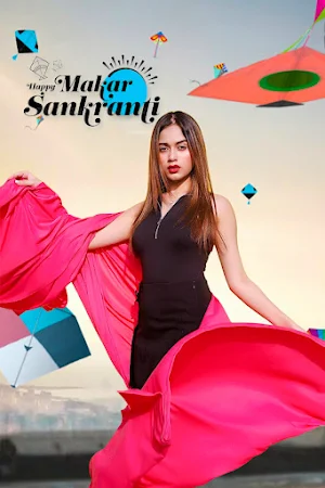 Makar Sankranti Photo Editor Screenshot 0