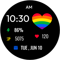 Pride Month Watch Face