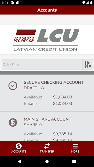 Latvian Credit Union Screenshot 1