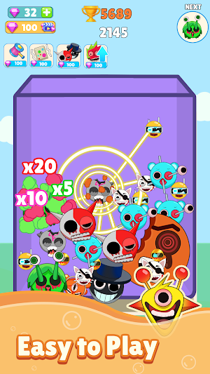 Frunky Merge: Drop Game Screenshot 3