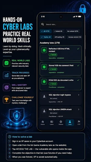 Cybersecurity Course Cyberlium Screenshot 3