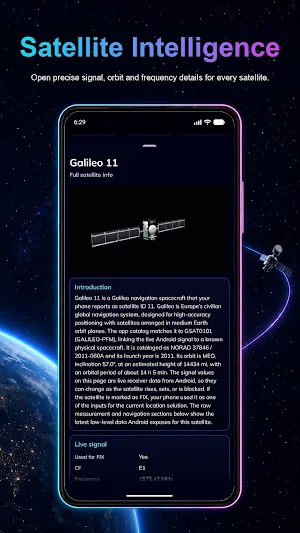 Satellite Scanner: GPS & Stars Screenshot 3