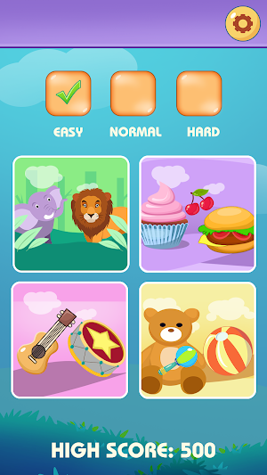 Match Games for Kids 4 in 1 Screenshot 0