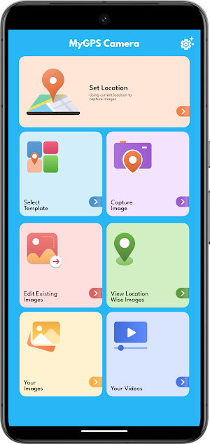 My Camera GPS App Screenshot 1