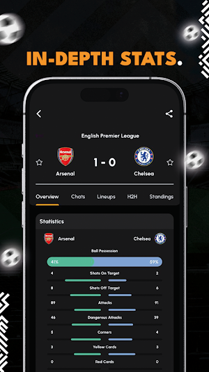 Soccer Live Scores Screenshot 0