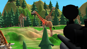 Giraffe sniper game hunting 3d Screenshot 0