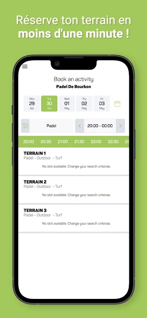 Padel de Bourbon Screenshot 2