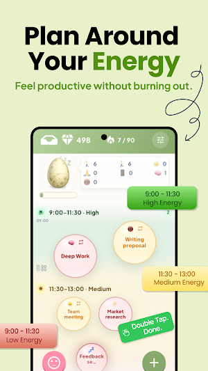 ZoBud: Daily Planner & Energy Screenshot 0