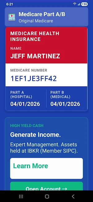 Alphavisor: Medicare Wallet Screenshot 2