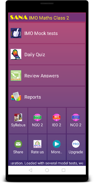 IMO Grade 2 Maths Screenshot 0