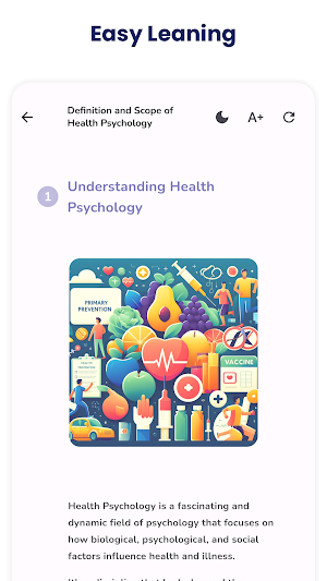 Health Psychology Screenshot 2