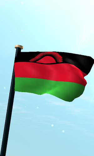 Malawi Flag 3D Live Wallpaper Screenshot 0
