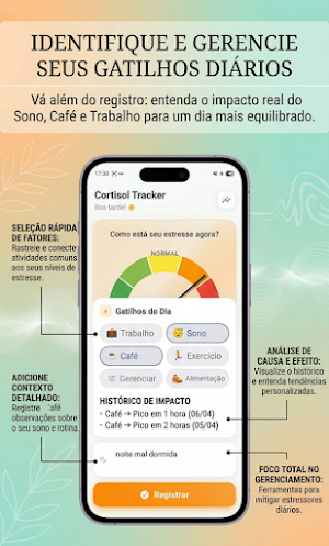 Cortisol Controle de Estresse Screenshot 1